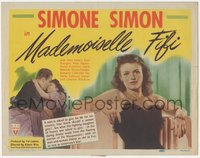 6t0612 MADEMOISELLE FIFI TC 1944 great close image of sexy Simone Simon, directed by Robert Wise!