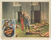 6t0787 ROCKET SHIP LC #5 R1950 Buster Crabbe & Priscilla Lawson take out all the guards, rare!