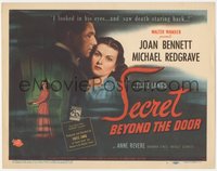 6t0634 SECRET BEYOND THE DOOR TC 1947 Joan Bennett, Michael Redgrave, Fritz Lang film noir!