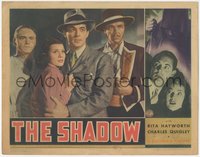 6t0789 SHADOW LC 1937 best portrait of scared young Rita Hayworth, Charles Quigley & cast, rare!