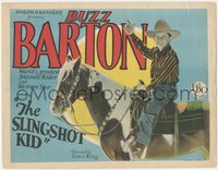 6t0640 SLINGSHOT KID TC 1927 World's greatest Juvenile Rider & Western Star Buzz Barton, ultra rare!