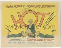 6t0641 SOME LIKE IT HOT TC 1959 Marilyn Monroe, Tony Curtis & Jack Lemmon in drag, Billy Wilder!