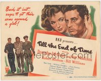 6t0657 TILL THE END OF TIME TC 1946 Edward Dmytrk, Guy Madison, young Robert Mitchum, ultra rare!