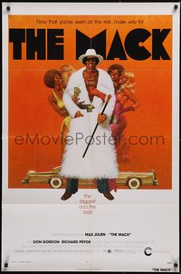 6t1223 MACK 1sh 1973 AIP, classic blaxploitation Pfeiffer art of Max Julien & his sexy ladies!