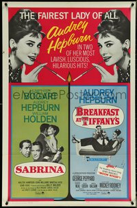 6t1330 SABRINA /BREAKFAST AT TIFFANY'S 1sh 1965 Audrey Hepburn is the fairest lady of them all!