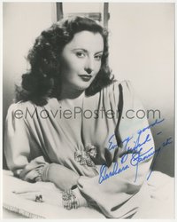 6t0140 BARBARA STANWYCK signed 8x10 REPRO photo 1980s waist-high portrait of the beautiful star!