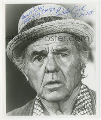 6t0165 ELISHA COOK JR. signed 8x10 REPRO photo 1988 worried head & shoulders close up from The Champ!