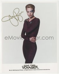 6t0175 JERI RYAN signed color 8x10 REPRO photo 2000s she was Seven of Nine in Star Trek: Voyager!