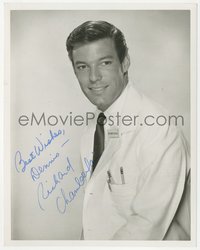 6t0204 RICHARD CHAMBERLAIN signed 7x9 REPRO photo 1980s great portrait as TV's Dr. Kildare!