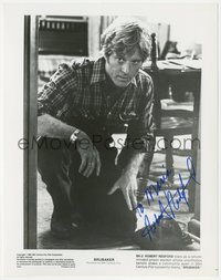 6t0206 ROBERT REDFORD signed 8x10 REPRO photo 1980s great close up kneeling from Brubaker!