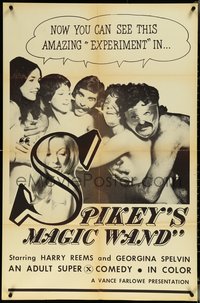 6t1369 SPIKEY'S MAGIC WAND 1sh 1973 Harry Reems in the title role, amazing experiment, ultra rare!