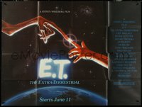 6t0398 E.T. THE EXTRA TERRESTRIAL subway poster 1982 Steven Spielberg, Alvin art, ultra rare!