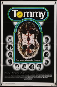 6t1405 TOMMY 1sh 1975 The Who, Daltrey, mirror image, your senses will never be the same!