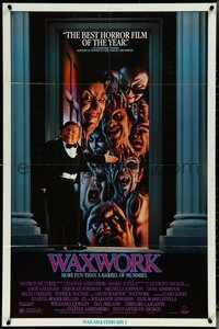 6t0440 WAXWORK 27x41 video poster 1989 stop on by and give afterlife a try, Warren art, ultra rare!