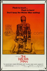 6t1444 WICKER MAN 1sh 1974 Christopher Lee, Britt Ekland, English cult horror classic!