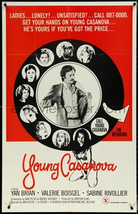 6t1454 YOUNG CASANOVA 1sh 1975 Sexuellement Votre, Yan Brian, Michel Vocoret!