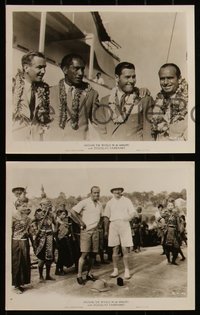 6t1639 AROUND THE WORLD IN 80 MINUTES WITH DOUGLAS FAIRBANKS 5 8x10 stills 1931 different places!