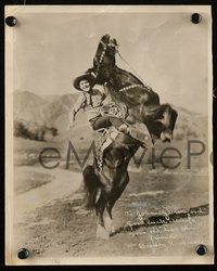 6t0107 BUDDY ROOSEVELT 2 signed 8x10 stills 1960s the Hollywood cowboy stunt double & actor!