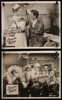 6t1641 CARRY ON NURSE 5 8x10 stills 1960 English hospital sex, wacky images!