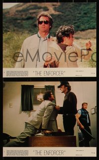 6t1636 ENFORCER 6 8x10 mini LCs 1976 Clint Eastwood as Dirty Harry, Tyne Daly, crime classic!