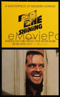 6t1630 SHINING 9 8x10 mini LCs 1980 Stephen King & Stanley Kubrick, Jack Nicholson, Shelley Duvall!