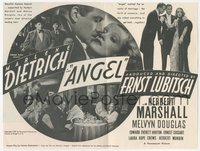 6t1465 ANGEL herald 1937 wonderful images of sexy Marlene Dietrich, Ernst Lubitsch, ultra rare!