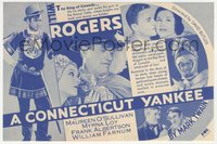 6t1471 CONNECTICUT YANKEE herald 1931 great images of Will Rogers, Maureen O'Sullivan & Myrna Loy!