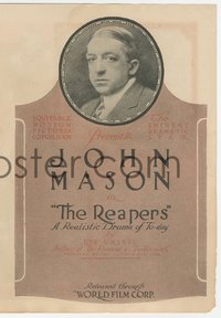 6t1459 REAPERS herald 1916 a realistic drama of today by Eve Unsell starring John Mason!