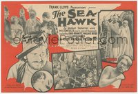 6t1492 SEA HAWK herald 1924 Milton Sills, Enid Bennett, from Rafael Sabatini novel, ultra rare!