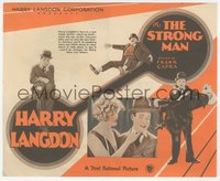 6t1494 STRONG MAN herald 1926 match the comedy strength of Harry Langdon, Frank Capra, ultra rare!