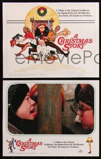 6t0429 CHRISTMAS STORY signed #1/3 set of 9 faux LCs 2024 scenes you would like to see!