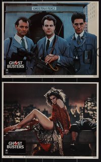 6t0858 GHOSTBUSTERS 8 LCs 1984 Bill Murray, Aykroyd & Harold Ramis are here to save the world!