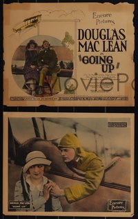 6t0860 GOING UP 8 LCs 1923 fake pilot Douglas MacLean wins real air race for pretty Marjorie Daw!