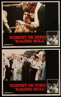 6t0928 RAGING BULL 7 LCs 1980 Martin Scorsese boxing classic, Robert De Niro as boxer Jake LaMotta!