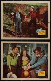 6t0942 RAINBOW OVER TEXAS 4 LCs 1946 Roy Rogers, gorgeous Dale Evans, Gabby, Sons of the Pioneers!