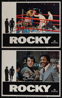 6t0889 ROCKY 8 LCs 1976 Sylvester Stallone, Talia Shire, Avildsen boxing classic, complete set!