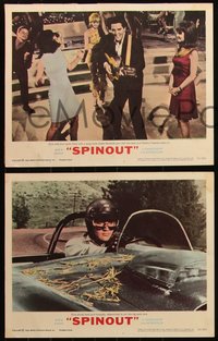 6t0897 SPINOUT 8 LCs 1966 images of Elvis Presley, Diane McBain, Deborah Walley & Shelley Fabares!