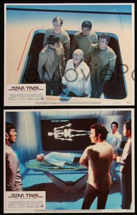 6t0898 STAR TREK 8 LCs 1979 William Shatner, Leonard Nimoy, DeForest Kelly, Collins & Khambatta