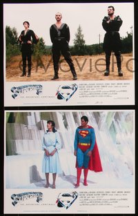 6t0416 SUPERMAN II signed #1/3 set of 12 faux LCs 2024 scenes you would like to see!