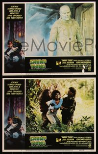 6t0900 SWAMP THING 8 LCs 1982 Wes Craven, Richard Hescox border art of monster & Adrienne Barbeau!