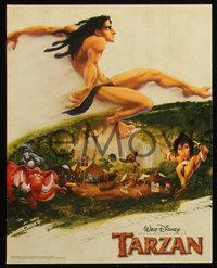 6t0831 TARZAN 9 LCs 1999 Disney cartoon created from the famous Edgar Rice Burroughs story!