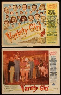 6t0914 VARIETY GIRL 8 LCs 1947 all-star cast with three dozen Paramount stars in a tremendous show!