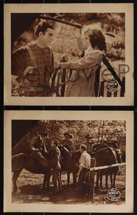 6t0955 WHEN BEARCAT WENT DRY 3 LCs 1919 w/ villain Lon Chaney threatening Durning, ultra rare!