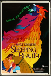6w0039 SLEEPING BEAUTY 40x60 R1979 Walt Disney cartoon fairy tale fantasy classic, rare!