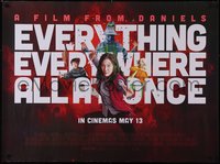 6w0164 EVERYTHING EVERYWHERE ALL AT ONCE advance DS British quad 2022 Michelle Yeoh, ultra rare!