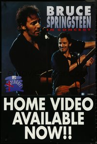6w0227 BRUCE SPRINGSTEEN 24x36 video poster 1992 Unplugged, images on stage, ultra rare!