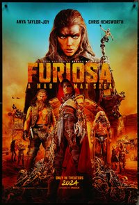 6w0428 FURIOSA: A MAD MAX SAGA teaser DS 1sh 2024 Anya Taylor-Joy, 2024 date, rare!