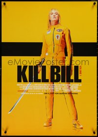 6w0184 KILL BILL: VOL. 1 German 2003 Quentin Tarantino, Uma Thurman, cool bloody design!