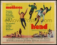 6w0970 HEAD 1/2sh 1968 The Monkees, Peter Tork, Davy Jones, Micky Dolenz, Nesmith, ultra rare!