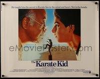 6w0978 KARATE KID int'l 1/2sh 1984 Pat Morita, Ralph Macchio, teen martial arts classic!